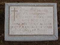 Struma Military Cemetery - Harrison, Francis Leslie